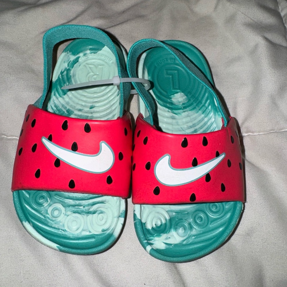 Nike Watermelon sandals. Very cute!